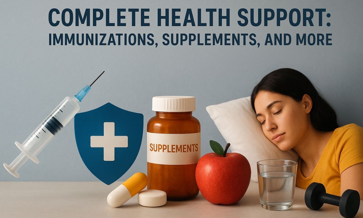 Complete Health Support: Immunizations, Supplements, and More